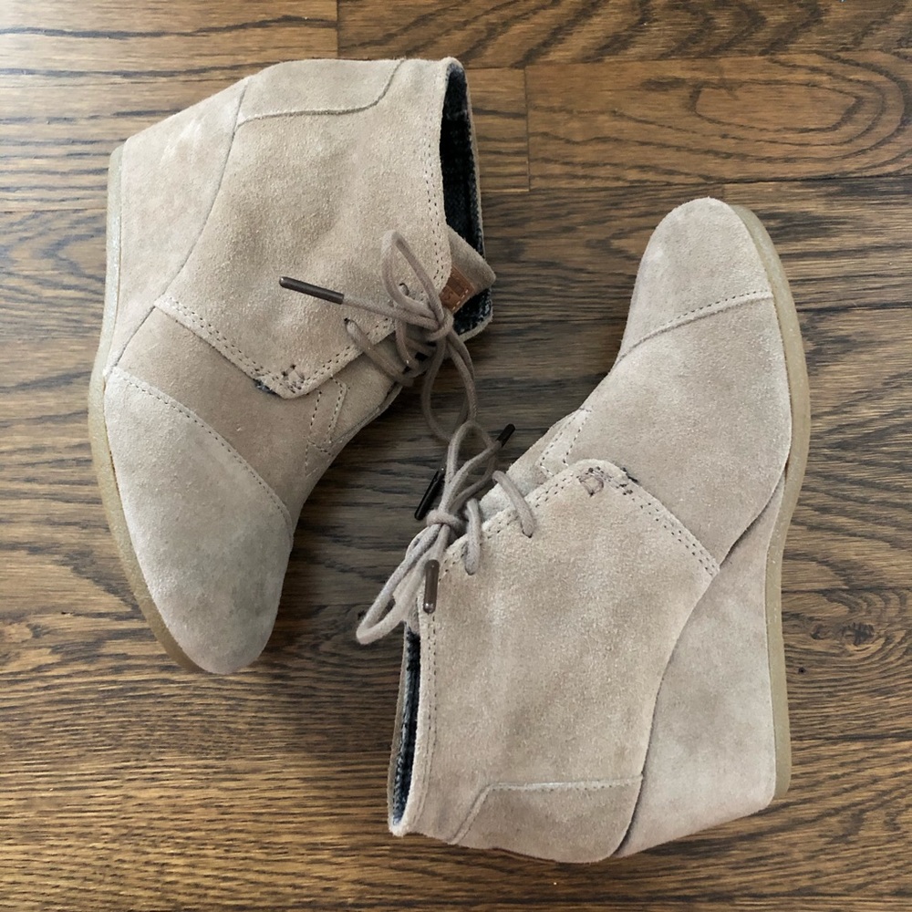 TOMS Suede Booties